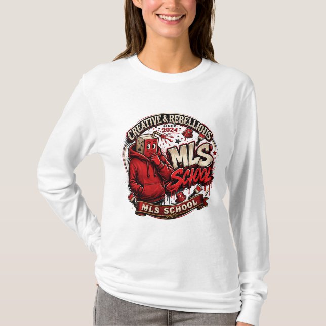 MLS School Graphic Long Sleeve T-Shirt (Front)