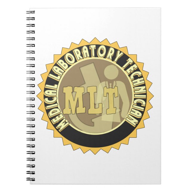 MLT BADGE MEDICAL LABORATORY TECHNICIAN NOTEBOOK (Front)
