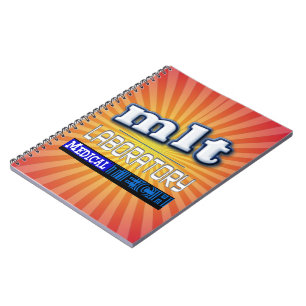 MLT LOGO - LABORATORY MEDICAL TECH SPIRAL NOTEBOOK