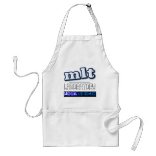 MLT LOGO - LABORATORY MEDICAL TECH STANDARD APRON