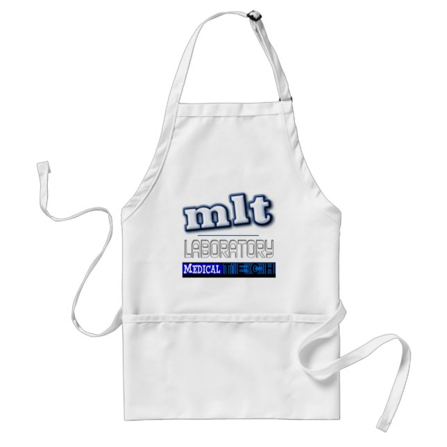MLT LOGO - LABORATORY MEDICAL TECH STANDARD APRON (Front)