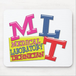 MLT WHIMSICAL FUN ACRONYM LETTERS LABORATORY MOUSE PAD
