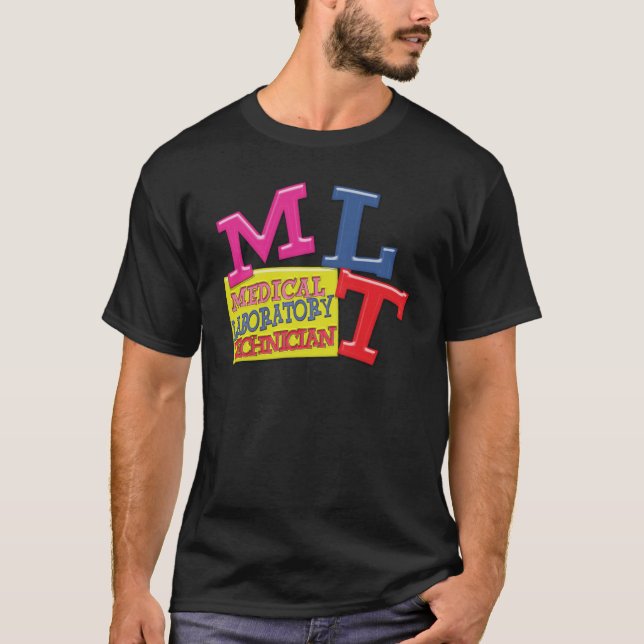 MLT WHIMSICAL FUN ACRONYM LETTERS LABORATORY T-Shirt (Front)