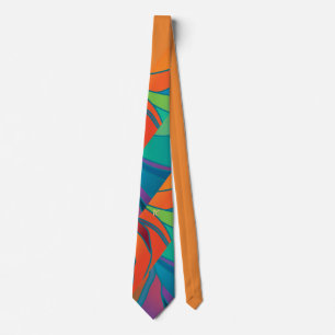 MLTS Chalice Art Patchwork of Colour Tie
