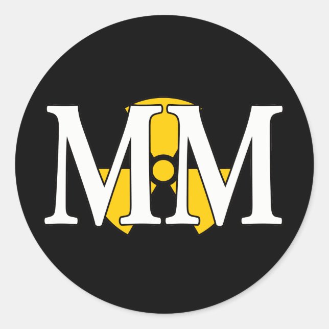MM - Machinist's Mate Classic Round Sticker (Front)