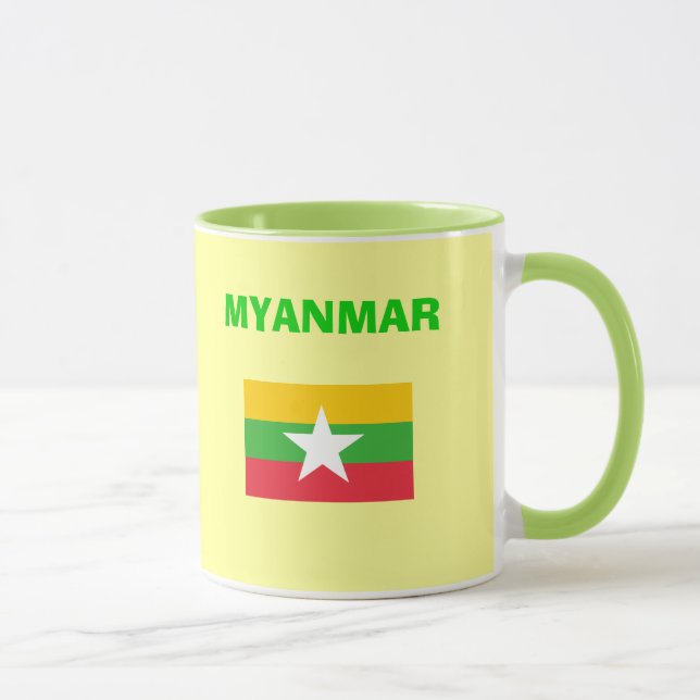 MM Myanmar Country Code Mug (Right)