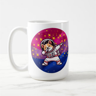 MMA: BI flag in space with a dog Coffee Mug