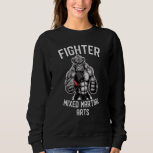 MMA Fighter Cage Fighter Free Fighting Gorilla Sweatshirt