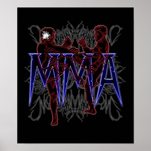 MMA fighters poster (Front)