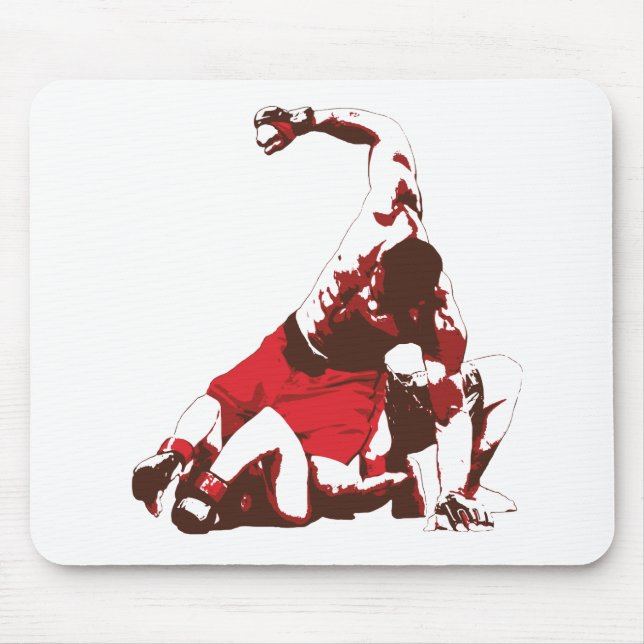 MMA Ground & Pound Mouse Pad (Front)