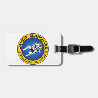 mma jiu jitsu bjj luggage tag