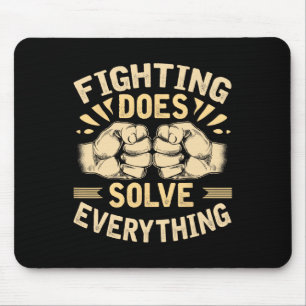 Mma Jiu Jitsu Boxing Boxer Mixed Martial Arts Figh Mouse Pad