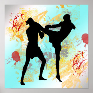MMA Kick poster
