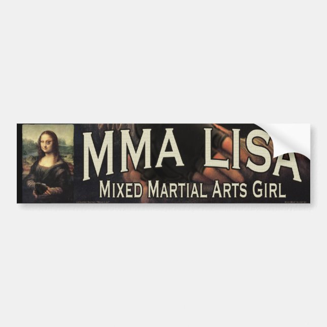 MMA Lisa Bumper Sticker (Front)