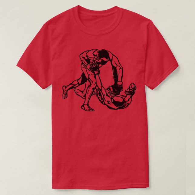 MMA Mixed Martial Arts T-Shirt (Design Front)