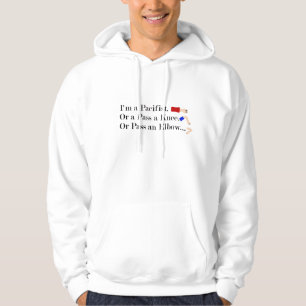 MMA Pacifist Humour Design Hoodie
