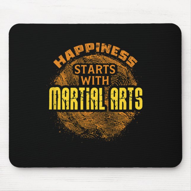 Mma Training Judo Karate Boxing Mixed Martial Arts Mouse Pad (Front)