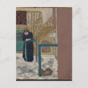 Mme Vuillard in a Set Designer's Studio Postcard