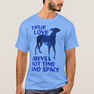 MMidnigtht Blue Starry Night Sky Galaxy Greyhound T-Shirt