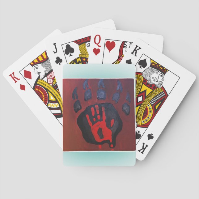 MMIW Bearpaw  Playing Cards (Back)