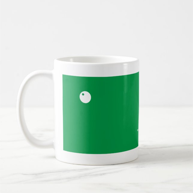 Mmm Clean Minimal Spying Eyes Show Coffee Mug (Left)