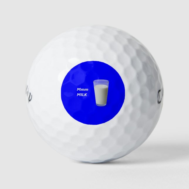 Mmm MILK Golf Balls (Front)