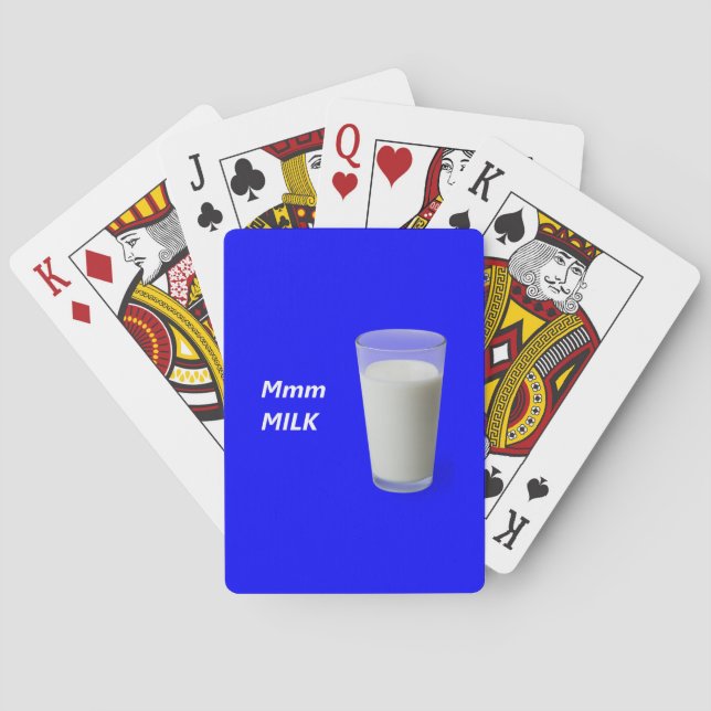 Mmm MILK Playing Cards (Back)