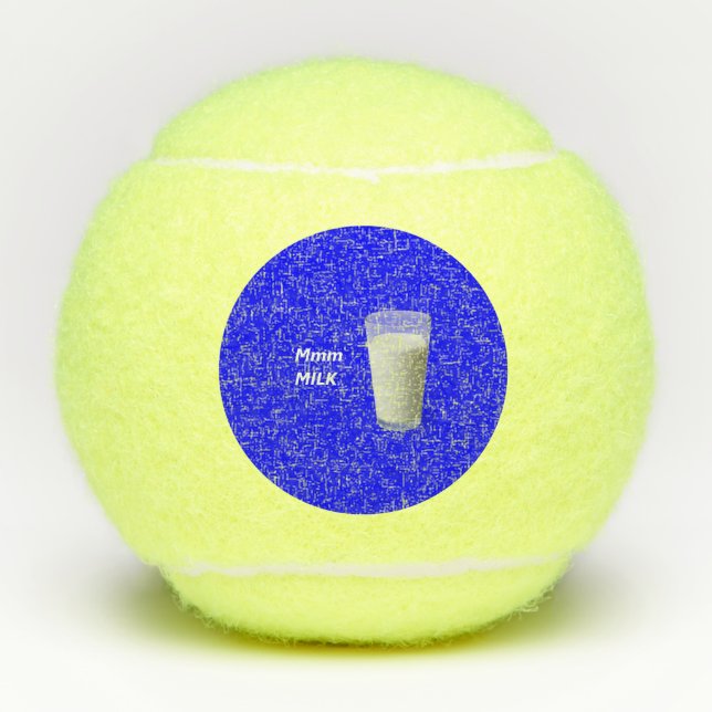 Mmm MILK Tennis Balls (Front)