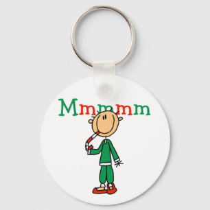 Mmmm Candy Canes Tshirts and Gifts Key Ring