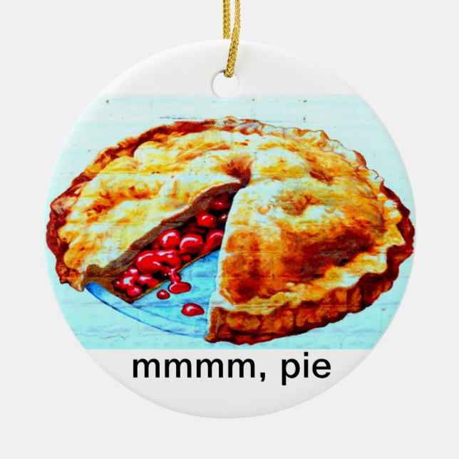 mmmm, pie ornament (Front)