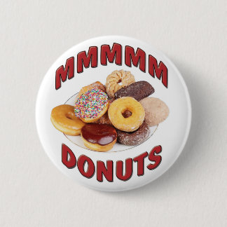 MMMMM DONUTS 6 CM ROUND BADGE
