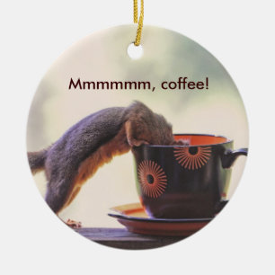 Mmmmmm, Coffee! Ceramic Tree Decoration