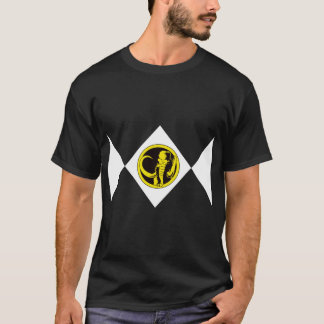 MMPR Black Ranger With Coin   T-Shirt