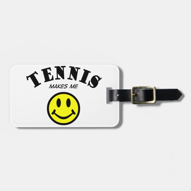 MMS: Tennis Luggage Tag (Front Horizontal)