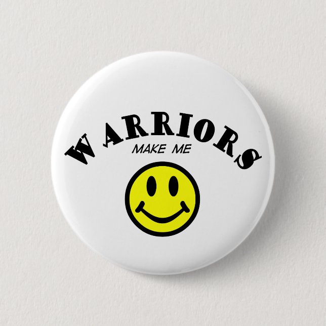 MMS: Warriors 6 Cm Round Badge (Front)