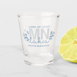 MN 10K Lakes Splash Shot Glass