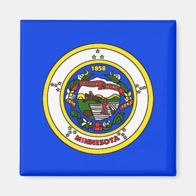 MN STATE FLAG MAGNET (Front)