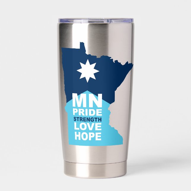 MN Strong  Insulated Tumbler (Front)