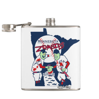 MN Zombies Flask