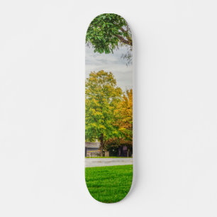 MO Capitol Autumn Grounds Skateboard