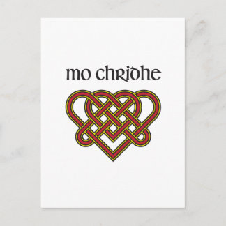 Mo Chridhe - My Heart in Gaelic Postcard