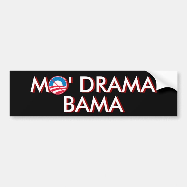 Mo' Drama Bama Bumper Sticker (Front)