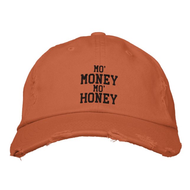 MO' MONEY MO' HONEY Embroidered Cap (Front)
