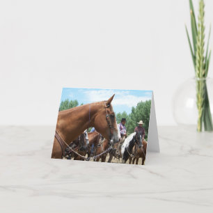 "Mo - One Great Horse" Notecard