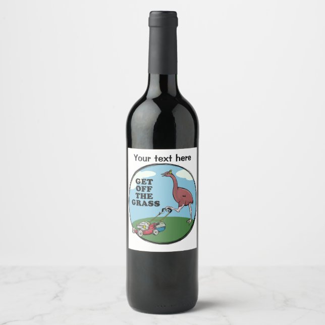 Moa NZ Bird Wine Label (Front)
