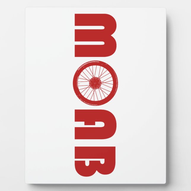 Moab (Bike Wheel) Plaque (Front)