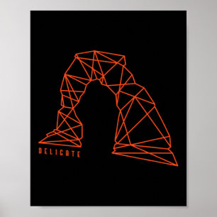 Moab Delicate Arch For Hiking And Camping Lovers Poster