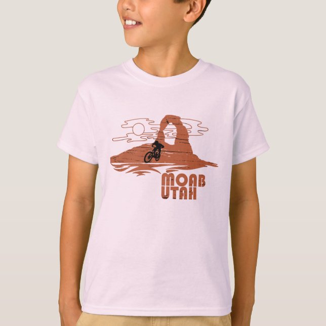 Moab mtb mountain biking T-Shirt (Front)