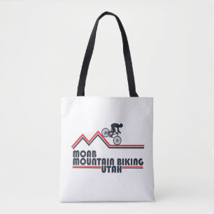 Moab mtb mountain biking tote bag