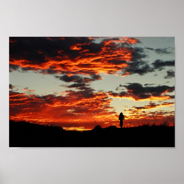  Moab Sunset Poster (Front)